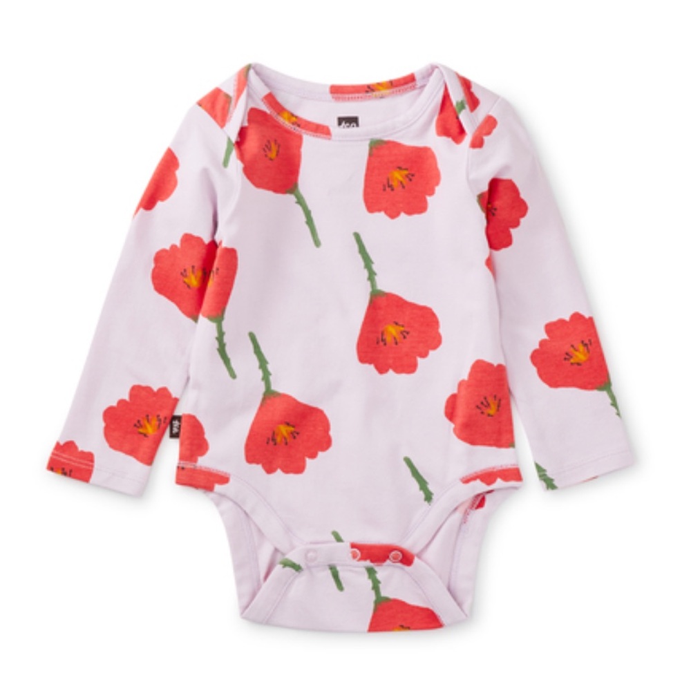 🌷🌷NWT TEA COLLECTION TULIP ONESIE SIZE 3-6M🌷🌷